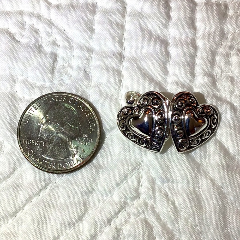 Tiny Sterling Heart Locket